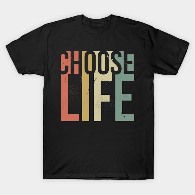 cool Vintage Retro 80's Choose Life Wham T-Shirt by clickbong12